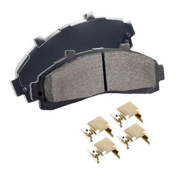 RM Brakes EHT1430H Disc Brake Pad with OE Replacement for 2011-2018 GMC Sierra 2500 HD