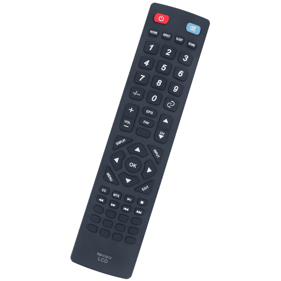 RM-C3012 Replacement TV Remote Control for JVC 4K LED HDTV LT42UE75 LT-55EM76