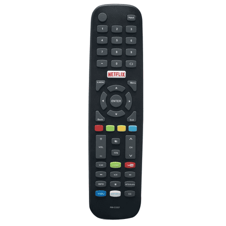 RM-C3327 Replacement Remote for JVC Polaroid TV LT-55E770 LT-49E770 60T7U 55T7U