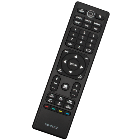 RM-C3402 Replacement Remote Control for JVC TV LT-55N550A LT-50N590A LT-32N386A