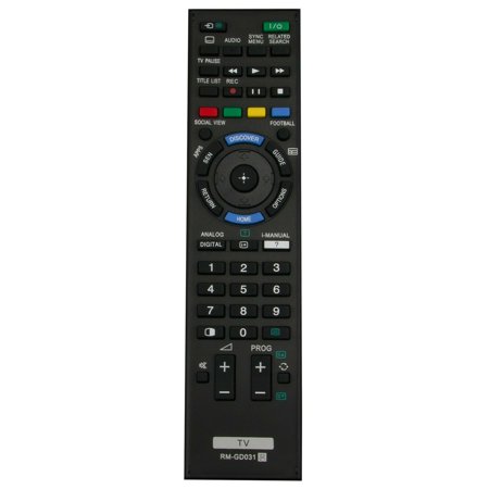 RM-GD031 Replace Remote Control for Sony TV KDL-60W600B KDL-40W600B KDL-48W600B