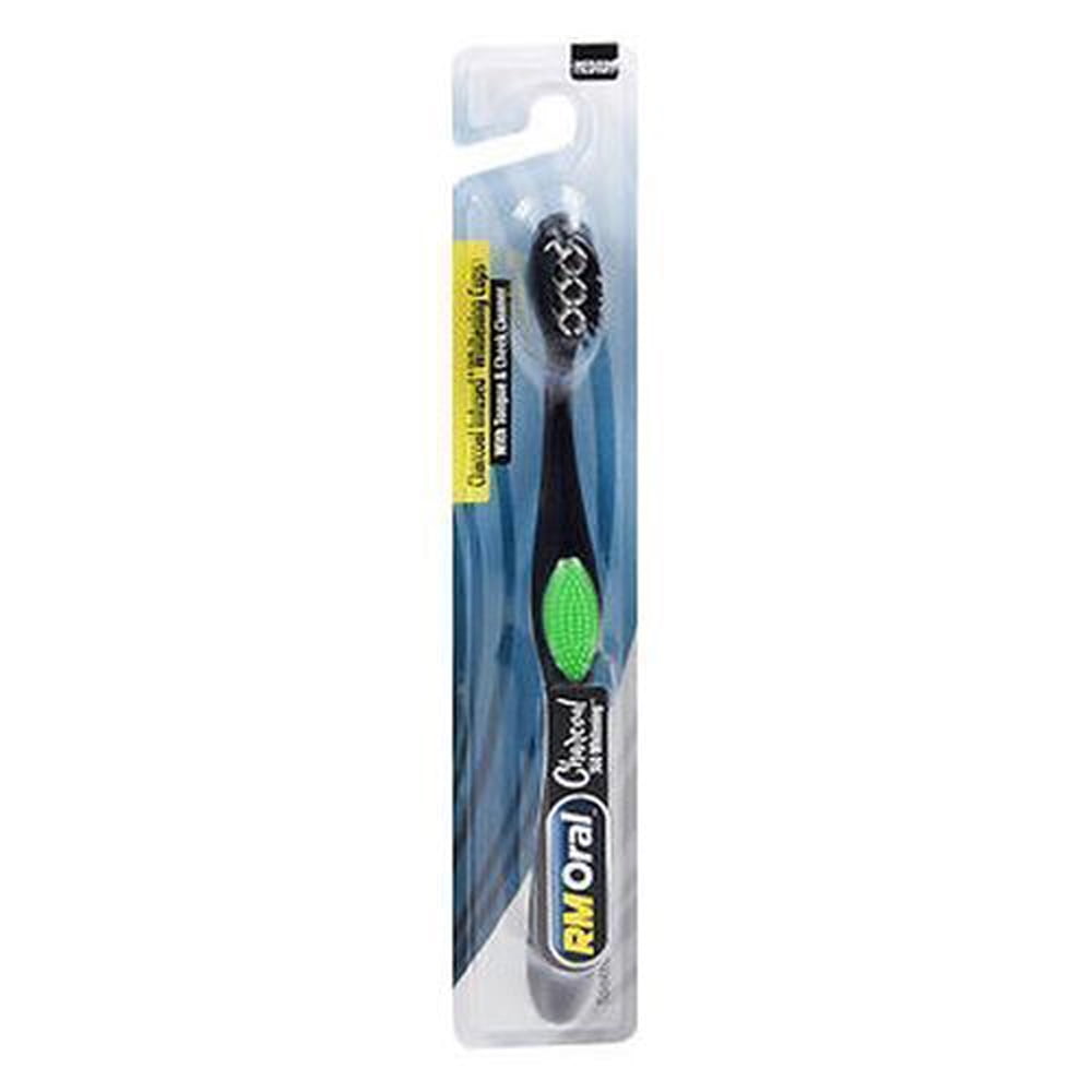 RM Oral Charcoal 360 Whitening Toothbrush Medium 1 ct