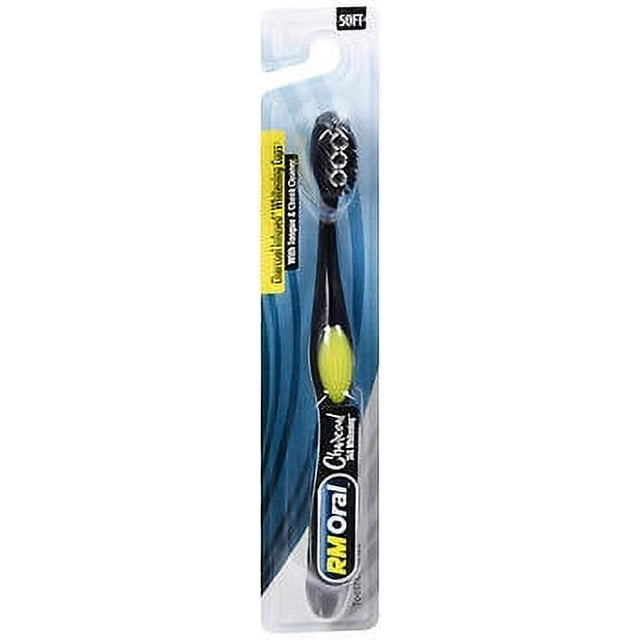 RM Oral Charcoal 360 Whitening Toothbrush Soft 1 ct