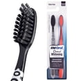 thumbnail image 1 of RM Oral Charcoal Whitening Medium Toothbrush, Charcoal Infused Spiral Bristles, 2 Count, 1 of 8