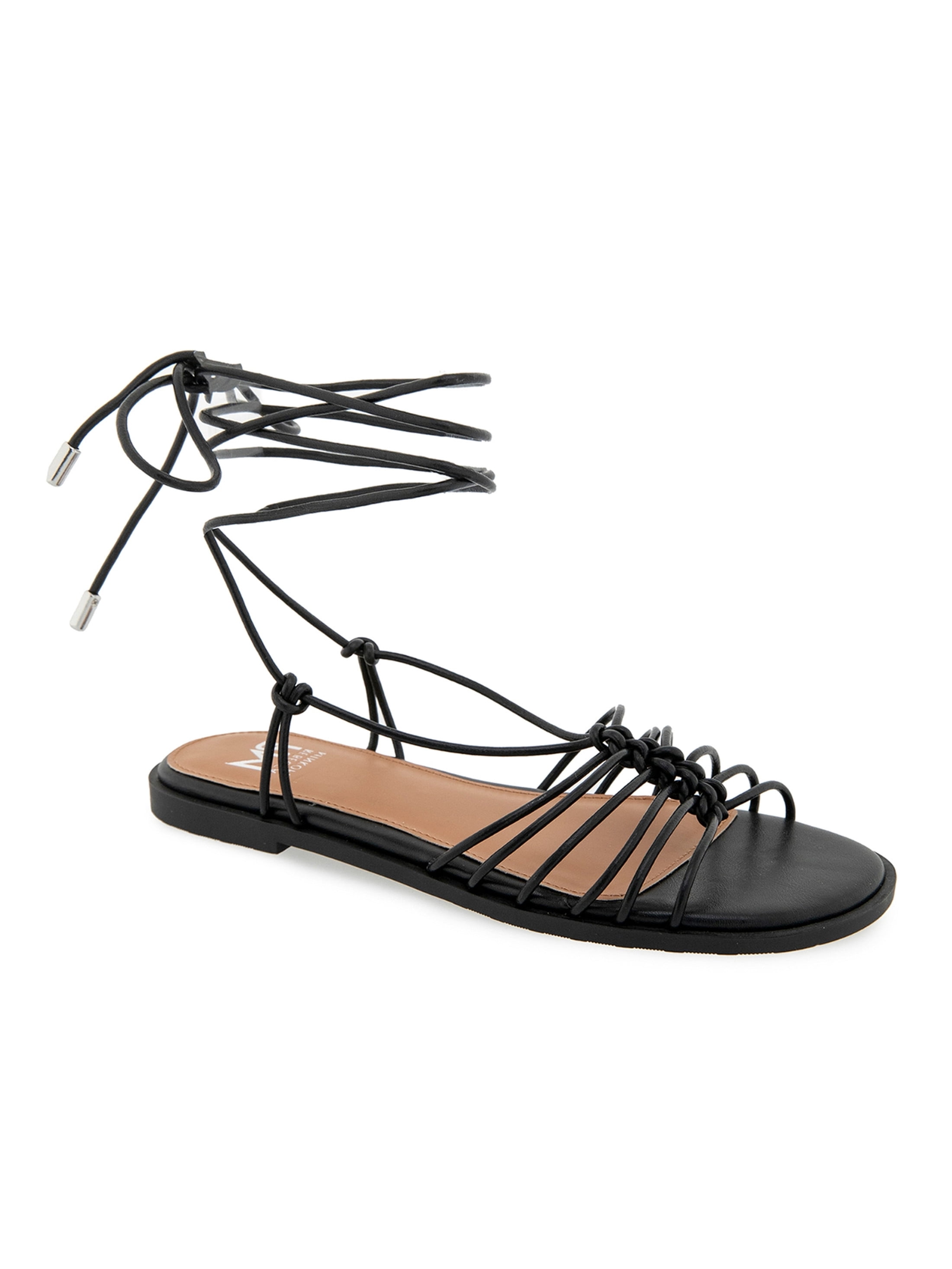 RM Rebecca Minkoff Women's Caroline Ankle Wrap Strappy Sandal