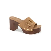 RM Rebecca Minkoff Women's Jade Studded Heeled Clog