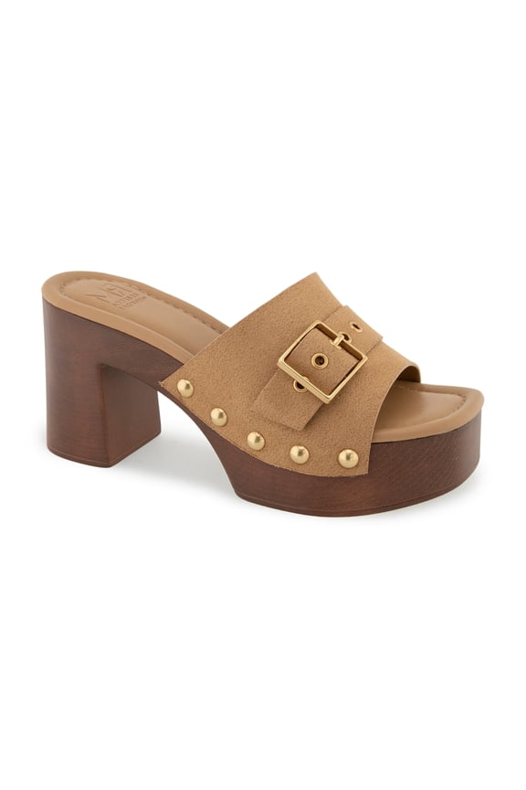 RM Rebecca Minkoff Women's Jade Studded Heeled Clog