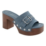 RM Rebecca Minkoff Women's Jade Studded Heeled Clog