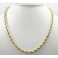 thumbnail image 1 of RM Rope Chain Necklace10K, Yellow Gold, Velvet Gift Pouch, 20", 1 of 7