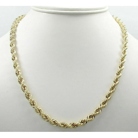 RM Rope Chain Necklace10K, Yellow Gold, Velvet Gift Pouch, 20"