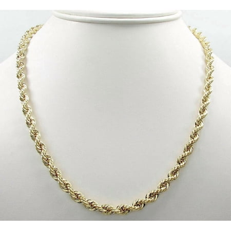 RM Rope Chain Necklace10K, Yellow Gold, Velvet Gift Pouch, 20"