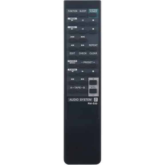 RM-S33 Remote Control Commander fit for Audio System FH-G80 HCD-H701 FH-G70 MHC-701
