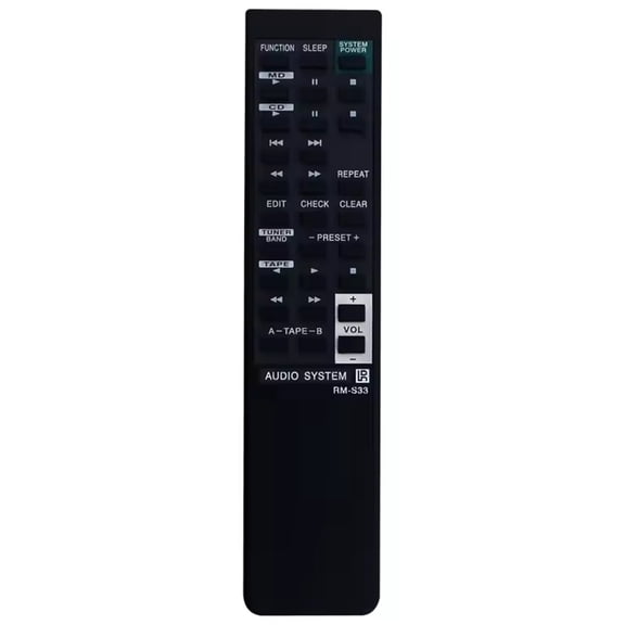 RM-S33 Remote Control Commander fit for Audio System HCD-H801 SS-H801V FH-G80 HCD-H701