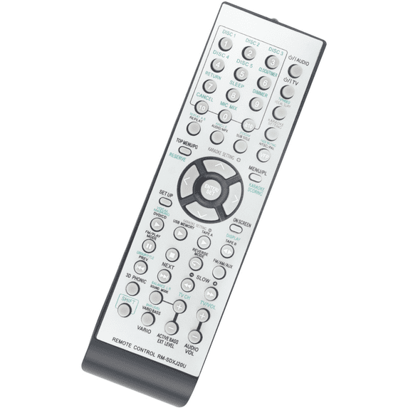 RM-SDXJ20U Replace Remote Control for JVC COMPACT COMPONENT SYSTEM DX-J21 DX-J36