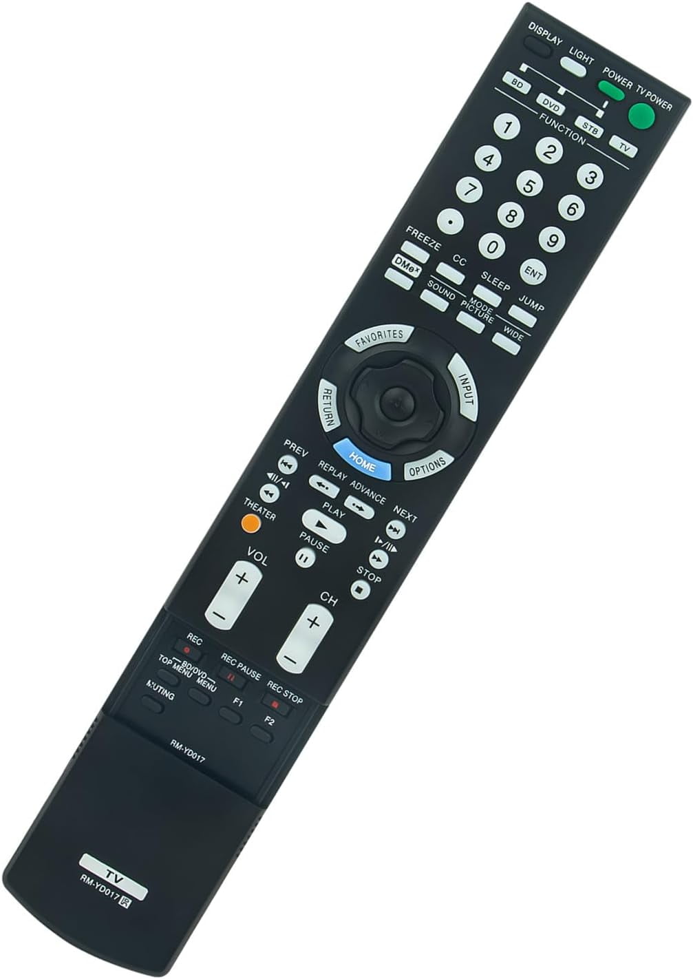 RMYD017 Remote Control Fit for Sony TV KDL40W3000 KDL52XBR4 KDS