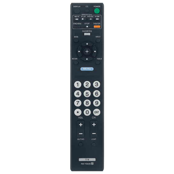 RM-YD028 Replace Remote for Sony TV Kdl-26l5000 40s504 55v5100 KDL-32L5000