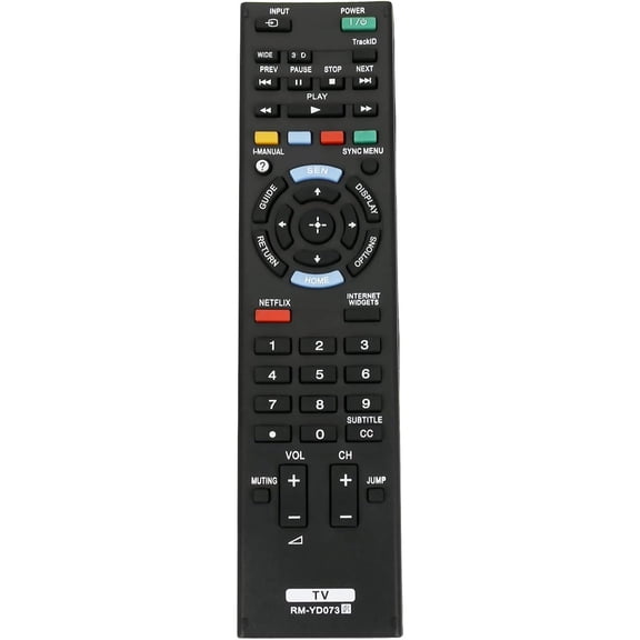 RM-YD073 Compatible with TV KDL-46HX751 KDL-55HX751 KDL-55HX850 Infrared Replacement Remote Control