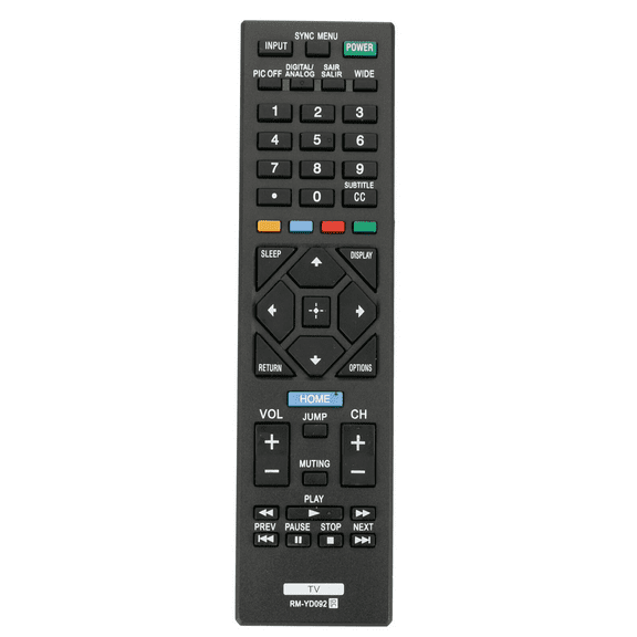 RM-YD092 Replace Remote for Sony LED TV KDL-40R450A KDL-50R450A KDL-40R550C