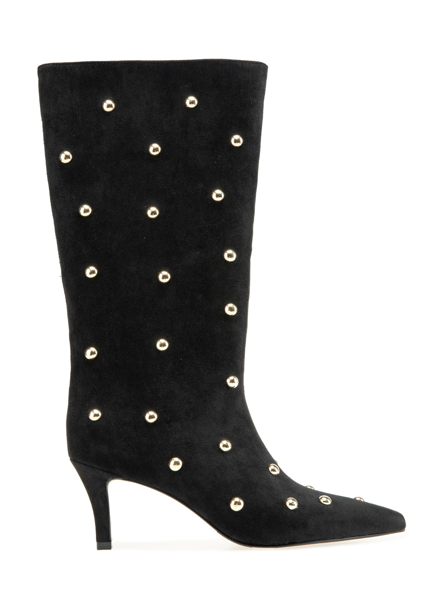 RM by Rebecca Minkoff Women's Heidi Tall Studded Pointy Toe Heeled Boot