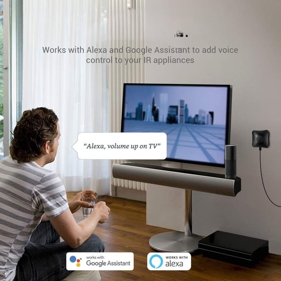 RM4 pro IR RF Remote Control Hub with Sensor Cable - WiFi Smart Controller for Home Automation, TV, Ceiling Fan, Curtain Remote, Works with Alexa, Google Assistant, IFTTT, Siri$$