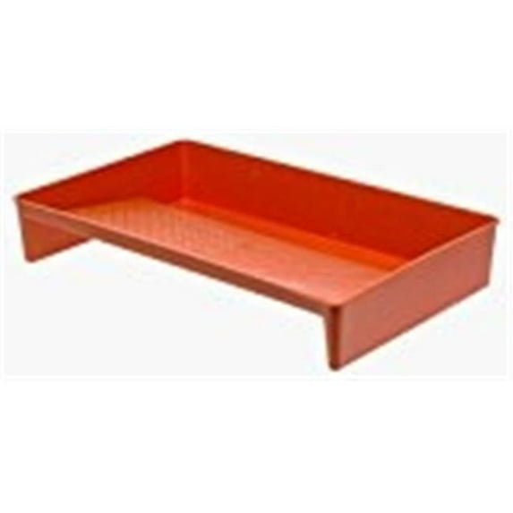 RM418 18 in. Black Plastic Tray