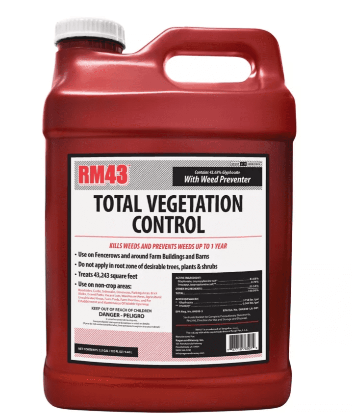 RM43 2.5 gal. Total Vegetation Control Weed Preventer Concentrate with Glyphosate and Imazapyr