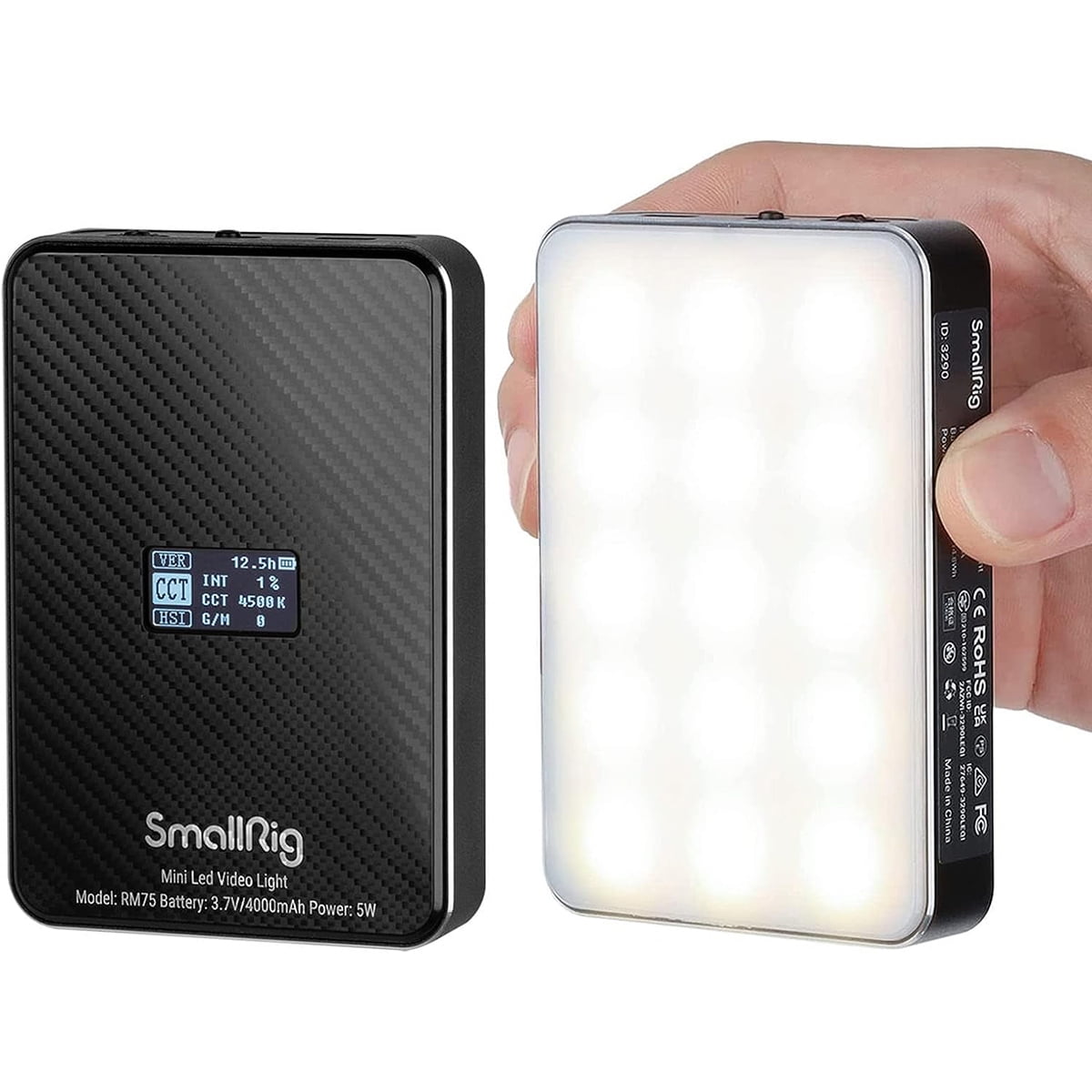 Magnetic Rib Led Light SmallRig RM75 RGB Magnetic Smart LED Light - Walmart.com