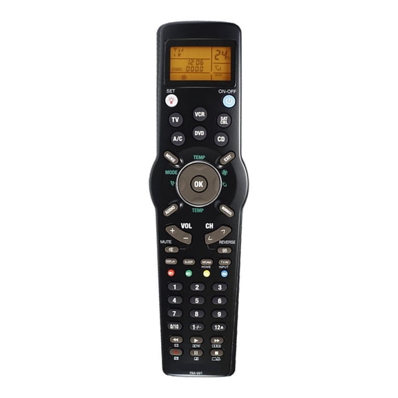 RM991 Multi Device Learning Remote Control for TVs DVDs Players Sound Systems Home Entertainment