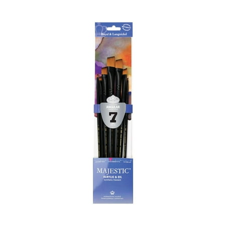 RMAJ-404 | Majestic™ 7pc Long Handle Angular Brush Set