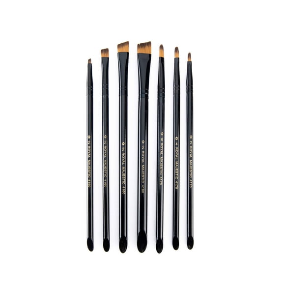 Royal & Langnickel Majestic™ 7pc Filbert/Angular Brush Set