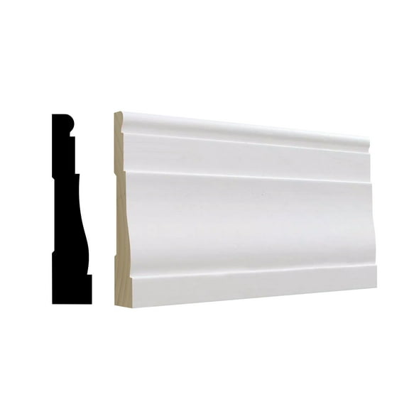 RMC 445 11/16 in.D x 3 1/4 in. W x 85 in. L Primed Finger-Joined Pine Casing Moulding 3-pcs 21 Ft Total
