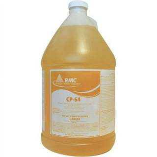 RMC CP-64 Hospital Disinfectant - Concentrate - 128 fl oz (4 quart) - Fresh Lemon Scent - 4 / Carton - Virucidal, Deodorize - Yellow RMC CP-64 Hospital Disinfectant - Concentrate - 128 fl oz (4 quart) - Fresh Lemon Scent - 4 / Carton - Virucidal, Deodorize - Yellow