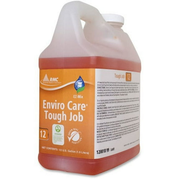 RMC Enviro Care Tough Job Cleaner Concentrate Liquid - 64.2 fl oz (2 quart) - 4 / Carton - Orange