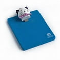 thumbnail image 1 of RMC004-WHITECAT Happy White Cat - Refrigerator Magnet clip - Magnetic Clipboard, 1 of 1