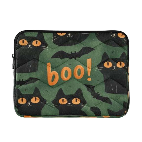 RMDQTR 13in Laptop Bag Briefcases Computer Inner Bags Computer Bags Laptop Sleeves Work Travel School Bag Black Cats with Orange Eyes