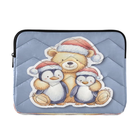 RMDQTR 13in Laptop Bag Briefcases Computer Inner Bags Computer Bags Laptop Sleeves Work Travel School Bag Brown Bear Penguin Fridge Magnet