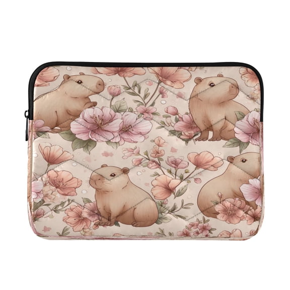 RMDQTR 13in Laptop Bag Briefcases Computer Inner Bags Computer Bags Laptop Sleeves Work Travel School Bag Cute Capybaras with Playful Poses
