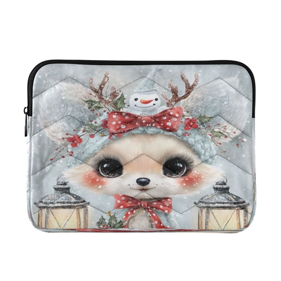 RMDQTR 13in Laptop Bag Briefcases Computer Inner Bags Computer Bags Laptop Sleeves Work Travel School Bag Cute Kawaii Fox Pattern