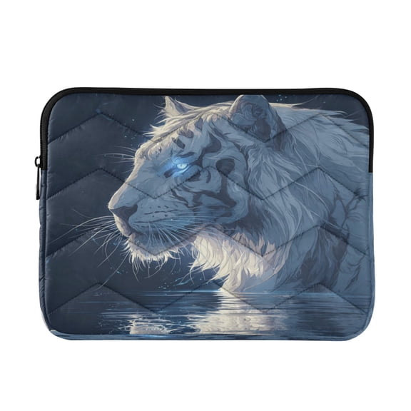 RMDQTR 13in Laptop Bag Briefcases Computer Inner Bags Computer Bags Laptop Sleeves Work Travel School Bag The Blue-eyed White Tiger