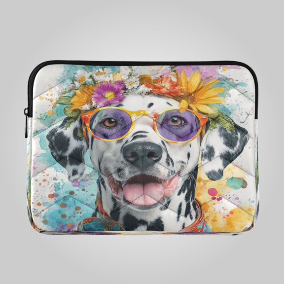RMDQTR 16in Laptop Bag Briefcases Computer Inner Bags Computer Bags Laptop Sleeves Work Travel School Bag Groovy Dalmatian Pattern