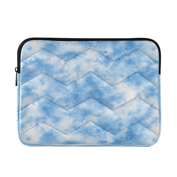 RMDQTR 16in Laptop Bag Briefcases Computer Inner Bags Computer Bags Laptop Sleeves Work Travel School Bag Light Blue Tie-dye Pattern