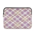 thumbnail image 1 of RMDQTR 16in Laptop Bag Briefcases Computer Inner Bags Computer Bags Laptop Sleeves Work Travel School Bag Light Pink Checkered Pattern, 1 of 8