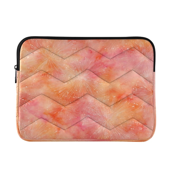 RMDQTR 16in Laptop Bag Briefcases Computer Inner Bags Computer Bags Laptop Sleeves Work Travel School Bag Orange Tie-dye Firework