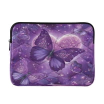 RMDQTR 16in Laptop Bag Briefcases Computer Inner Bags Computer Bags Laptop Sleeves Work Travel School Bag Purple Diamond Butterfly