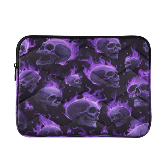 RMDQTR 16in Laptop Bag Briefcases Computer Inner Bags Computer Bags Laptop Sleeves Work Travel School Bag Purple Qi Skeleton