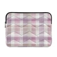 thumbnail image 1 of RMDQTR 16in Laptop Bag Briefcases Computer Inner Bags Computer Bags Laptop Sleeves Work Travel School Bag Purple-pink Checkered Pattern, 1 of 8