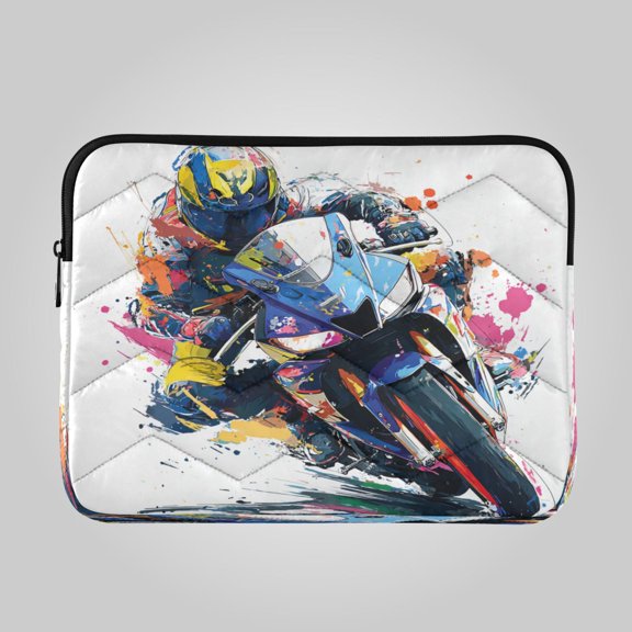 RMDQTR 16in Laptop Bag Briefcases Computer Inner Bags Computer Bags Laptop Sleeves Work Travel School Bag Racing Splash Pattern