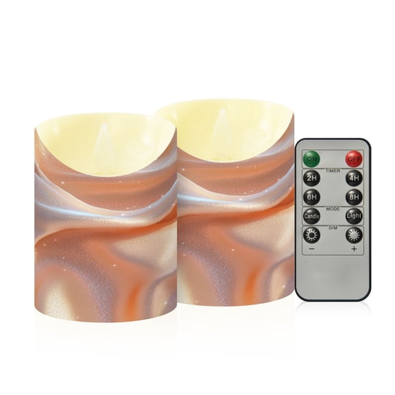 RMDQTR 2PCS Tapered Flickering Flame Candle Lamp LED Simulated Candle Christmas Holiday Decorations Flame-Free Safety Ambient Lighting 3d