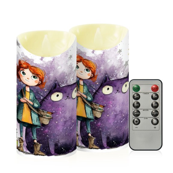 RMDQTR 2PCS Tapered Flickering Flame Candle Lamp LED Simulated Candle Christmas Holiday Decorations Flame-Free Safety Ambient Lighting Creator Of Magic