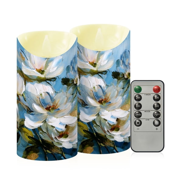 RMDQTR 2PCS Tapered Flickering Flame Candle Lamp LED Simulated Candle Christmas Holiday Decorations Flame-Free Safety Ambient Lighting Gold Foil Embellishments